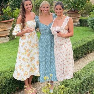 Faithful the Brand ruffled sleeve dress